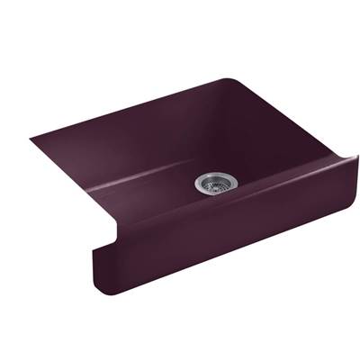 Kohler 6486-PLM- Whitehaven® 29-1/2'' x 21-9/16'' x 9-5/8'' Undermount single-bowl farmhouse kitchen sink | FaucetExpress.ca