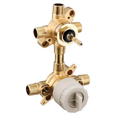 Moen U362CIS- M-CORE 3-Series Mixing Valve with 3 or 6 Function Integrated Transfer Valve with CC/IPS Connections and Stops