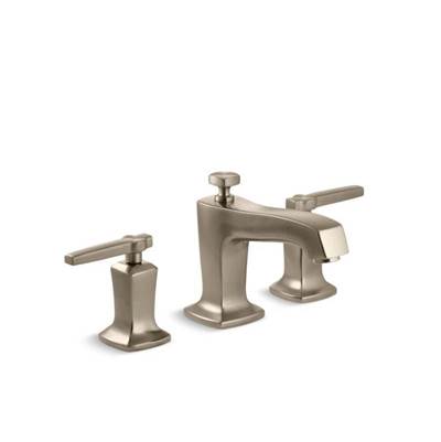 Kohler 16232-4-BV- Margaux® Widespread bathroom sink faucet with lever handles | FaucetExpress.ca