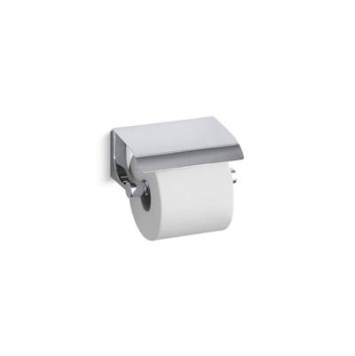 Kohler 11584-CP- Loure® Covered horizontal toilet tissue holder | FaucetExpress.ca