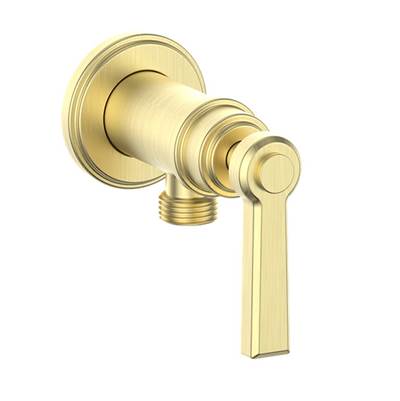 Vogt EC.Z1.02.MG- Zehn Brass Elbow Connector with Shut-Off Matte Gold