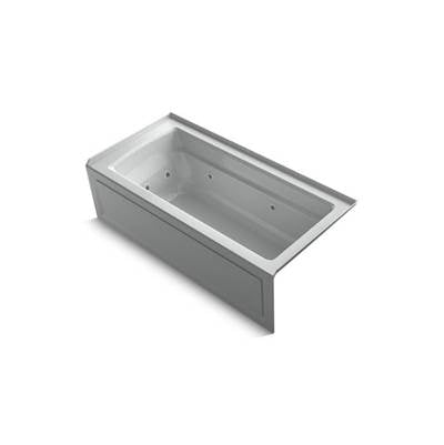 Kohler 1949-RA-95- Archer® 66'' x 32'' integral apron whirlpool with integral flange and right-hand drain | FaucetExpress.ca
