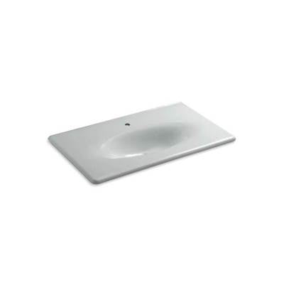 Kohler 3051-1-95- Iron/Impressions® 37'' vanity-top bathroom sink with single faucet hole | FaucetExpress.ca