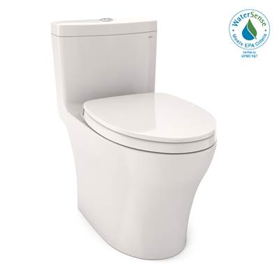 Toto MS646124CUMFG#11- Aquia Iv 1Pc Uh Toilet Wshlt + W/Seat 1.0/0.8Gpf Col White | FaucetExpress.ca