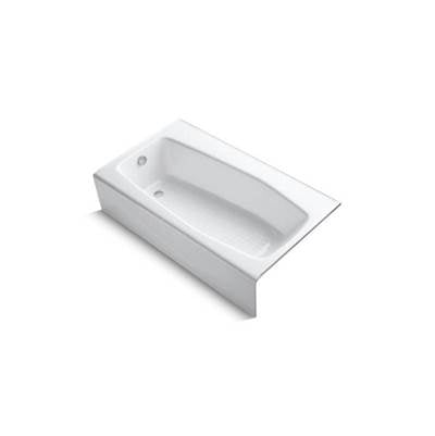 Kohler 713-0- Villager® 60'' x 34'' alcove bath with left-hand drain | FaucetExpress.ca