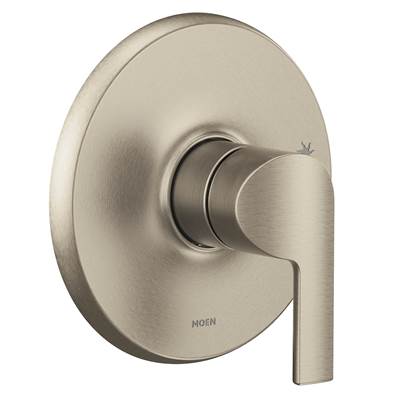 Moen UTS2201BN- Doux M-Core 2-Series 1-Handle Shower Trim Kit In Brushed Nickel (Valve Sold Separately)