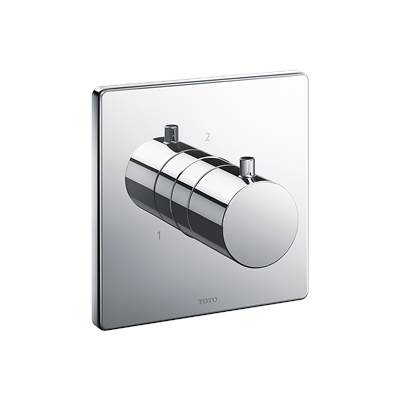 Toto TBV02103U#CP- 2Way Div Trim W/O Off,G,Square Chrome Plated | FaucetExpress.ca