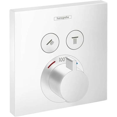 Hansgrohe 15763701- Hg Showerselect E Thermostatic Trim 2 Function, Square