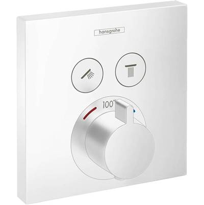 Hansgrohe 15763701 - Hg Showerselect E Thermostatic Trim 2 Function, Square