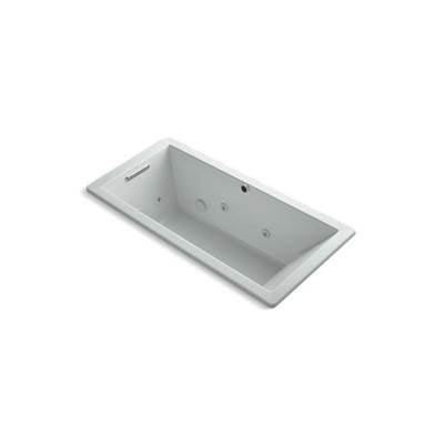 Kohler 1822-JH-95- Underscore® Rectangle 66'' x 32'' heated whirlpool bath with reversible drain | FaucetExpress.ca
