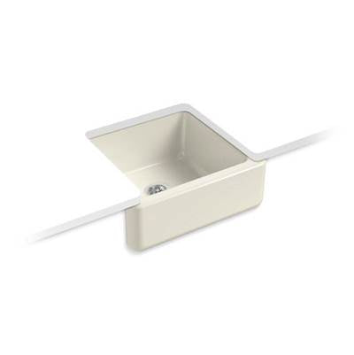 Kohler 5665-96- Whitehaven® 23-1/2'' x 21-9/16'' x 9-5/8'' Undermount single-bowl farmhouse sink | FaucetExpress.ca