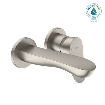 Toto TLG01310U#BN- TOTO GO 1.2 GPM Wall-Mount Single-Handle Bathroom Faucet with COMFORT GLIDE Technology, Brushed Nickel | FaucetExpress.ca