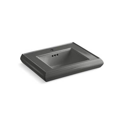 Kohler 2239-1-58- Memoirs® pedestal/console table bathroom sink basin with single faucet-hole drilling | FaucetExpress.ca