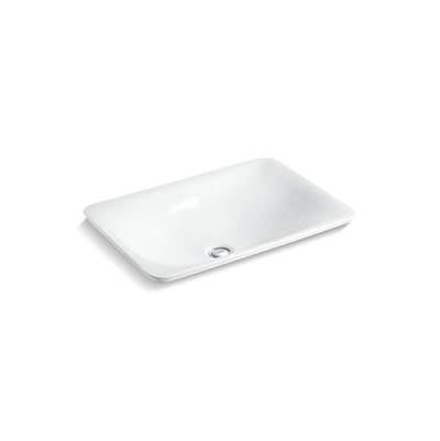 Kohler 75749-FP1-0- Sartorial Paisley Carillon® Rectangle Vessel bathroom sink | FaucetExpress.ca