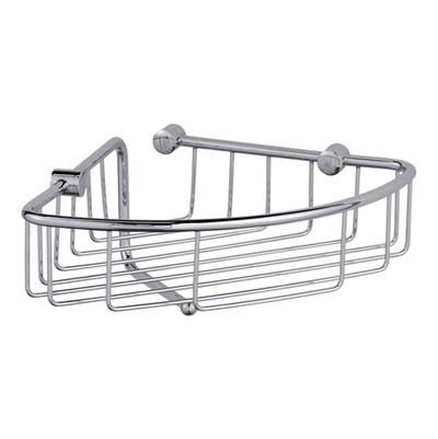 Laloo 3381 C- Wire Corner Basket - Chrome | FaucetExpress.ca