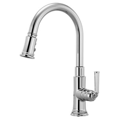 Brizo 63074LF-PC- Single Handle Pull-Down Kitchen Faucet | FaucetExpress.ca