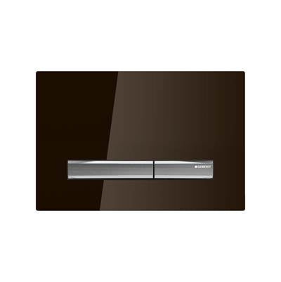 Geberit 115.788.SQ.2- Geberit actuator plate Sigma50, for dual flush: umber | FaucetExpress.ca