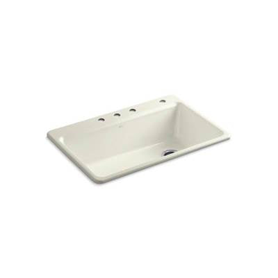 Kohler 5871-4A2-96- Riverby® 33'' x 22'' x 9-5/8'' top-mount single bowl kitchen sink w/ accessories | FaucetExpress.ca