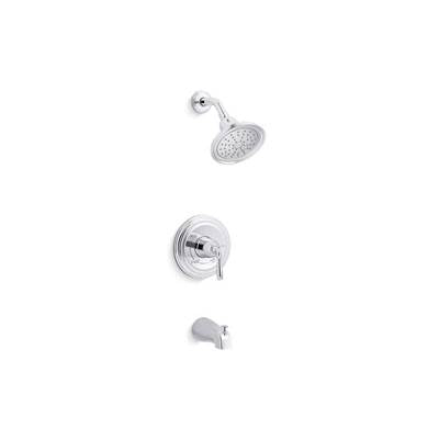 Kohler TS395-4SG-CP- Devonshire® Rite-Temp® bath and shower trim with slip-fit spout and 1.75 gpm showerhead | FaucetExpress.ca