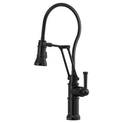 Brizo 64125LF-BL- Smarttouch Articulating Faucet With Finished Hose