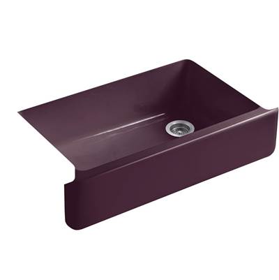 Kohler 6489-PLM- Whitehaven® Undermount single-bowl farmhouse kitchen sink | FaucetExpress.ca