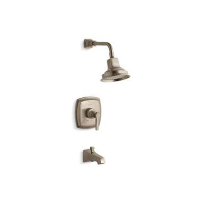 Kohler TS16225-4-BV- Margaux® Rite-Temp® bath and shower trim set with lever handle and NPT spout, valve not included | FaucetExpress.ca