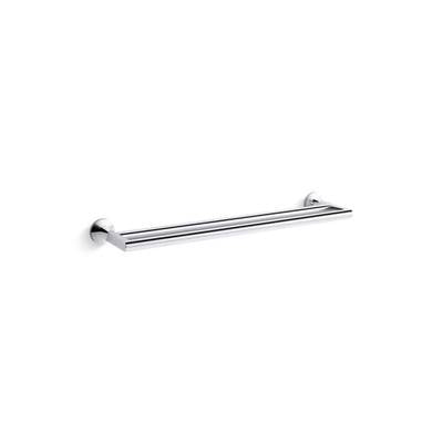 Kohler 78375-CP- Components double towel bar | FaucetExpress.ca