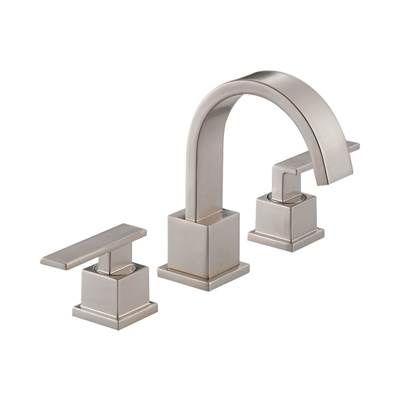 Delta 3553LF-SS- Vero: Two Handle Widespread Lavatory Faucet | FaucetExpress.ca
