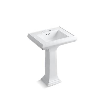 Kohler 2238-4-0- Memoirs® Classic Classic 24'' pedestal bathroom sink with 4'' centerset faucet holes | FaucetExpress.ca