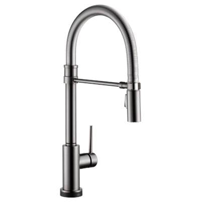 Delta 9659T-KS-DST- Single Handle Pull-Down Kitchen Faucet With Spring Spout Wit | FaucetExpress.ca