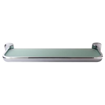 Laloo W6587 C- Wynn Single Glass Shelf - Chrome | FaucetExpress.ca