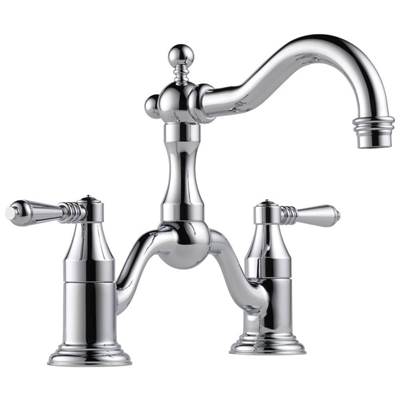 Brizo 65536LF-PC-ECO- Two Handle Widespread Bridge Lavatory Faucet