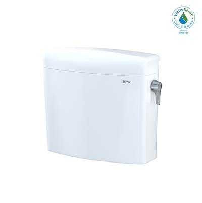 Toto ST436EMNR#01- Toto Aquia Iv Cube Dual Flush 1.28 And 0.9 Gpf Toilet Tank Only With Right Hand Trip Lever Cotton White