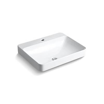 Kohler 2660-1-0- Vox® Rectangle vessel bathroom sink with single faucet hole | FaucetExpress.ca