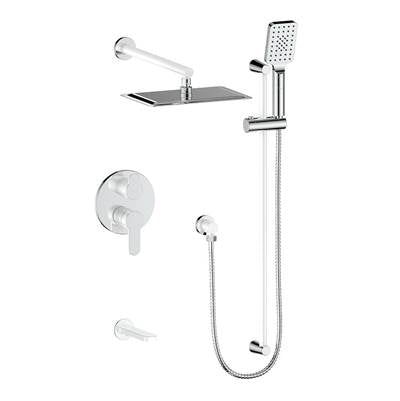 Vogt SET.LN.310.310.CW- Lusten 3-Way Pb Shower Set Cc/Gw - FaucetExpress.ca