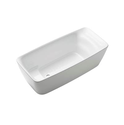 Toto PJY1724PWEU#GW- TOTO Flotation Freestanding Soaker Tub with RECLINE COMFORT, Gloss White | FaucetExpress.ca