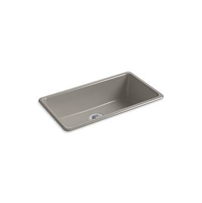 Kohler 5707-K4- Iron/Tones® 33'' x 18-3/4'' x 9-5/8'' Top-mount/undermount single-bowl kitchen sink | FaucetExpress.ca