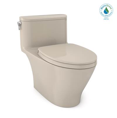 Toto MS642124CUFG#03- TOTO Nexus 1G One-Piece Elongated 1.0 GPF Universal Height Toilet with CEFIONTECT and SS124 SoftClose Seat, WASHLET plus Ready, Bone | FaucetExpress.ca