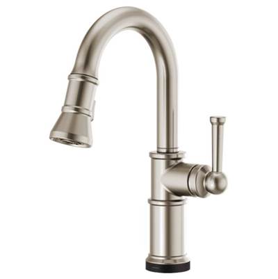 Brizo 64925LF-SS- Pull-Down Prep Faucet With Smarttouch Technology | FaucetExpress.ca