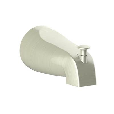 Vogt TS.42.07.BN- Round Slip-On Tub Spout with Diverter Brushed Nickel