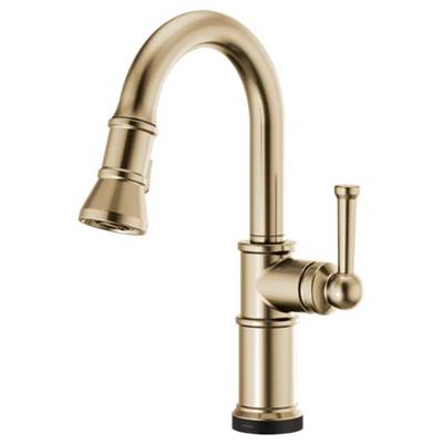 Brizo 64925LF-GL- Pull-Down Prep Faucet With Smarttouch Technology | FaucetExpress.ca