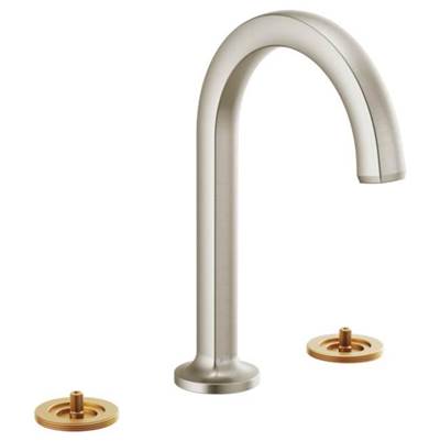 Brizo 65306LF-NKLHP-ECO- Kintsu Widespread Lavatory Faucet With Arc Spout - Less Handles