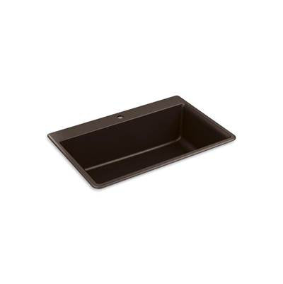 Kohler 8437-1-CM2- Kennon® 33'' x 22'' x 10-1/8'' Neoroc® top-mount/undermount single-bowl kitchen sink | FaucetExpress.ca