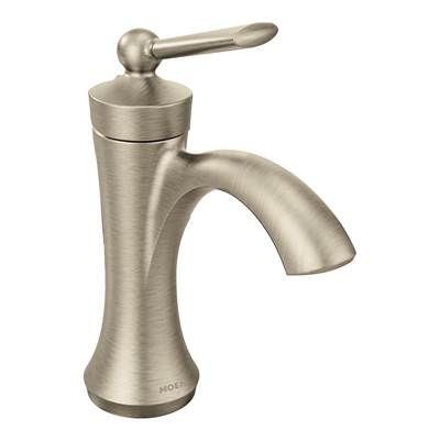 Moen 4500BN- Wynford Single Hole 1-Handle High-Arc Bathroom Faucet in Brushed Nickel