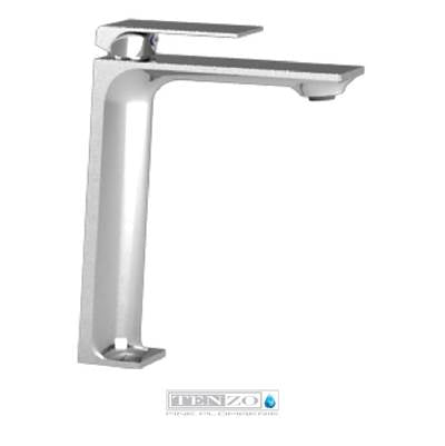 Tenzo SL12- Slik Single Hole Tall Lavatory Faucet With (Overflow) Drain