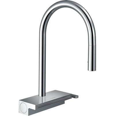 Hansgrohe 73837001- Select Pull-Down Kitchen Faucet With Satinflow Spray - FaucetExpress.ca