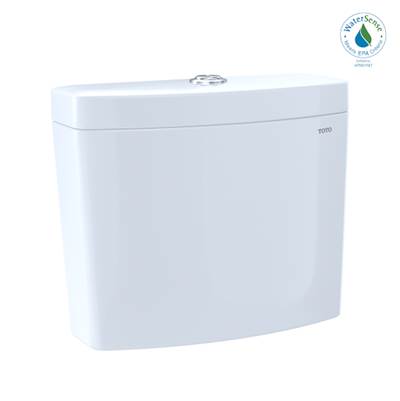 Toto ST446EMA#01- TOTO Aquia IV Dual Flush 1.28 and 0.8 GPF Toilet Tank Only with WASHLET plus Auto Flush Compatibility, Cotton White | FaucetExpress.ca