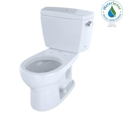 Toto CST743ERB#01- Ecodrake Round Bowl & Bolt Tank W/ Rh Trip Lever -Cotton | FaucetExpress.ca