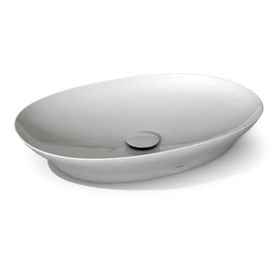 Toto LT474MT#CMW- TOTO Kiwami Oval 24 Inch Vessel Bathroom Sink with CEFIONTECT, CLEAN MATTE - LT474MTNo.CMW | FaucetExpress.ca