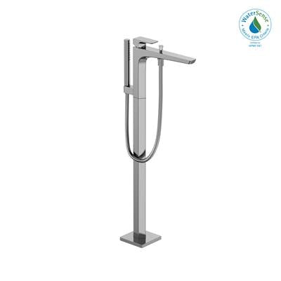 Toto TBG07306U#CP- TOTO GE Single-Handle Free Standing Tub Filler with Handshower, Polished Chrome - TBG07306U#CP | FaucetExpress.ca